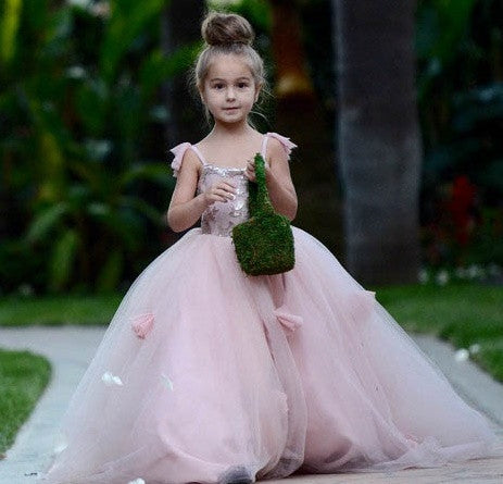 tulle flower girl skirt