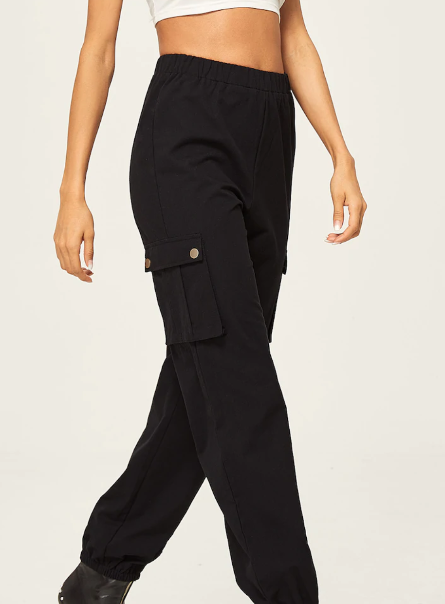 Black Cargo Utility Pants – RDevine 