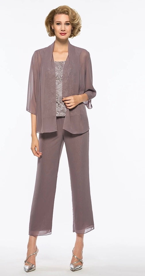 chiffon pantsuits