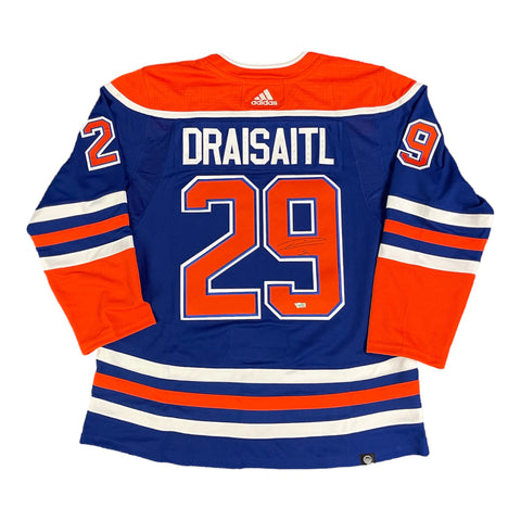 Leon Draisaitl Edmonton Oilers NHL Authentic Pro Home Jersey with On I –  Pro Am Sports