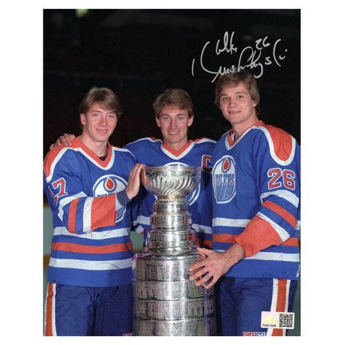 Mike Krushelnyski Autographed Edmonton Oilers Fanatics Heritage
