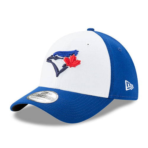 Men's New Era Light Blue/Heathered Navy Toronto Blue Jays American League East Patch 9TWENTY Adjustable Hat