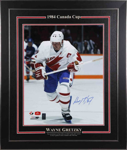 wayne gretzky team canada signed jersey