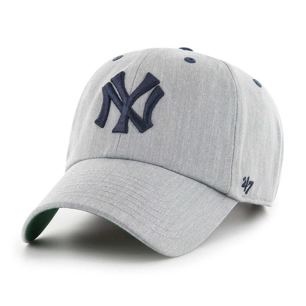 light grey yankees hat