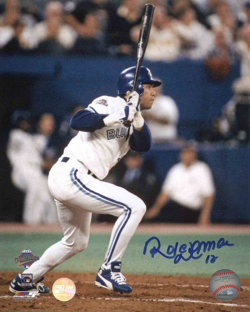 BLUE JAYS AUTHENTICS-AUTOGRAPHED ROBERTO ALOMAR 1992 WORLD SERIES