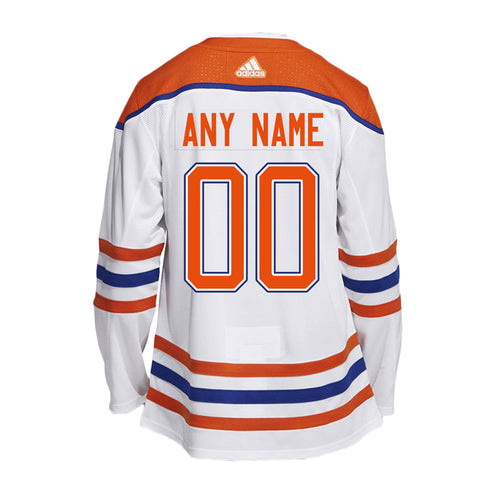 Custom Edmonton Oilers Hockey Jersey Name and Number 2022-23 Navy Reverse Retro