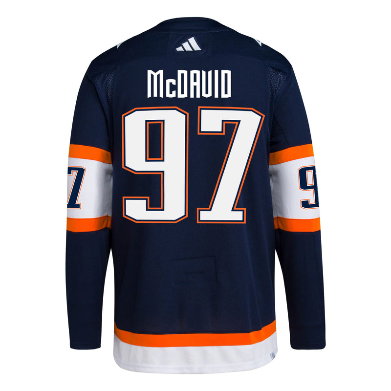 Connor McDavid Edmonton Oilers NHL Authentic Pro Reverse Retro
