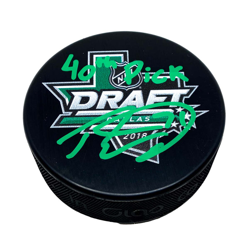 Lids Fanatics Authentic Nikita Kucherov Tampa Bay Lightning Autographed  2011 NHL Draft Logo Hockey Puck with #58 Pick Inscription