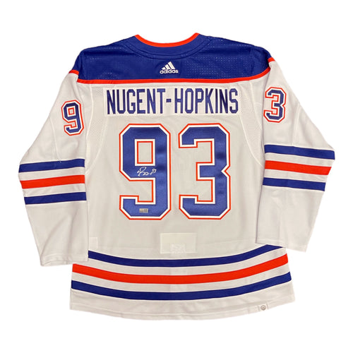 Ryan Nugent-Hopkins Signed Edmonton Oilers REVERSE RETRO SPOTLIGHT 8 –  Pro Am Sports