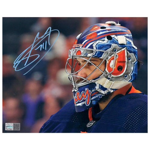 Grant Fuhr Signed Framed 11x14 Edmonton Oilers Hockey Photo BAS