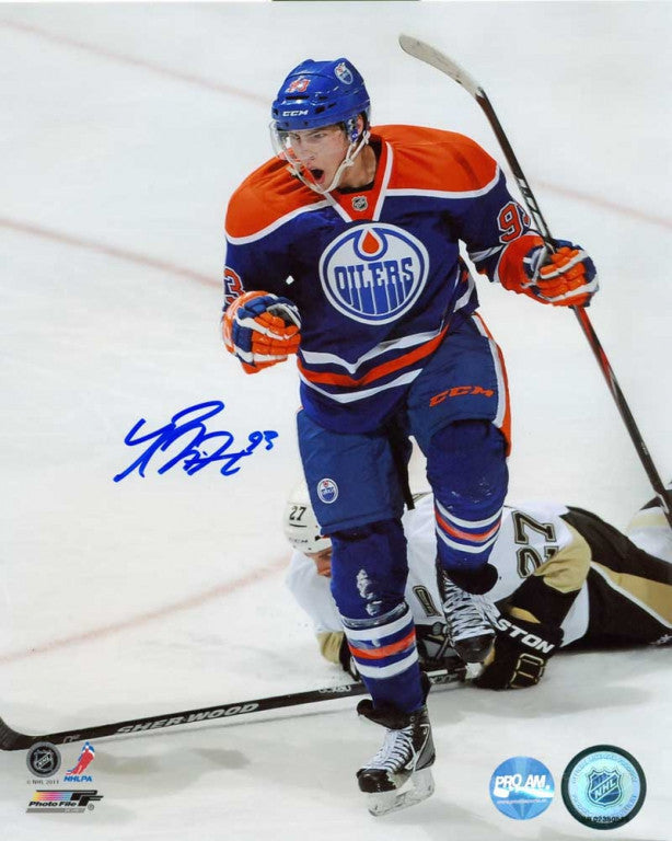 Ryan Nugent Hopkins Edmonton Oilers Autographed 11x14 Photo Pro Am Sports