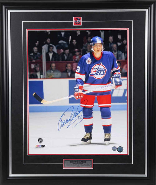 Signed Teemu Selanne Photograph - 8x10 Image #2 Matted & Framed