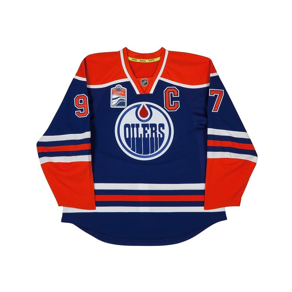 mcdavid jersey with c