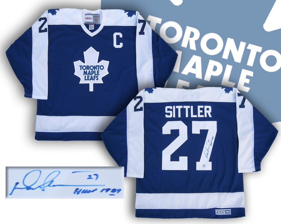 darryl sittler signed jersey