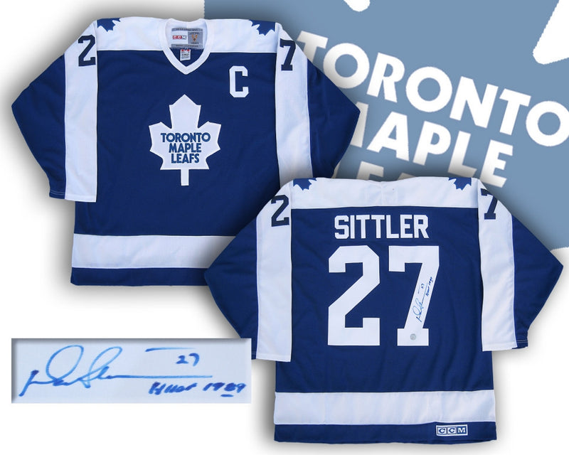 signed leafs jersey