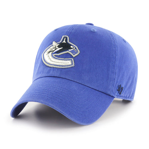 Vancouver Canucks Third - 47 Brand NHL Clean Up SideStep Hat - White /