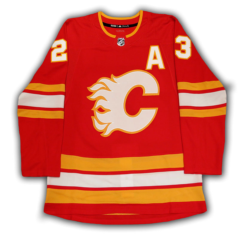 signed flames jersey