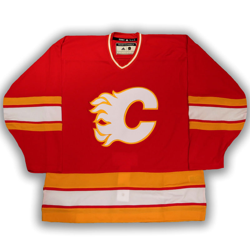 calgary flames throwback jersey