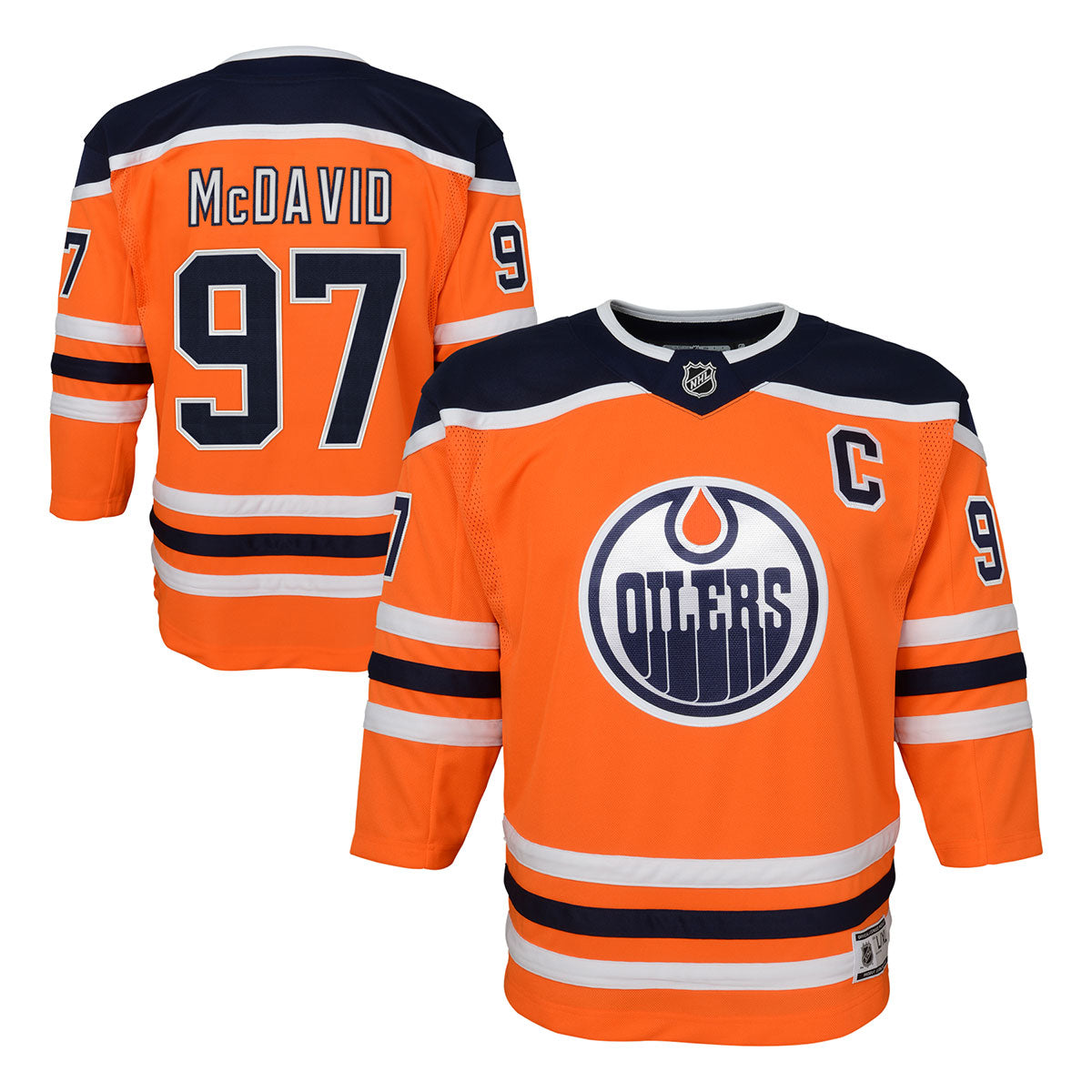 Connor McDavid Edmonton Oilers Youth Home Replica Jersey ...