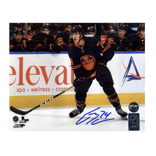 Ethan Bear Edmonton Oilers Autographed Cree Syllabics 11x14 Photo – Pro  Am Sports