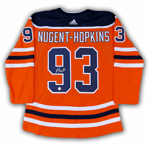 Men's Ryan Nugent-Hopkins Edmonton Oilers Adidas Alternate Jersey -  Authentic Royal - Oilers Shop