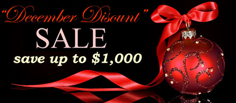 HO-HO-HO! Don't miss these December Discounts! Savings up to $1,000!