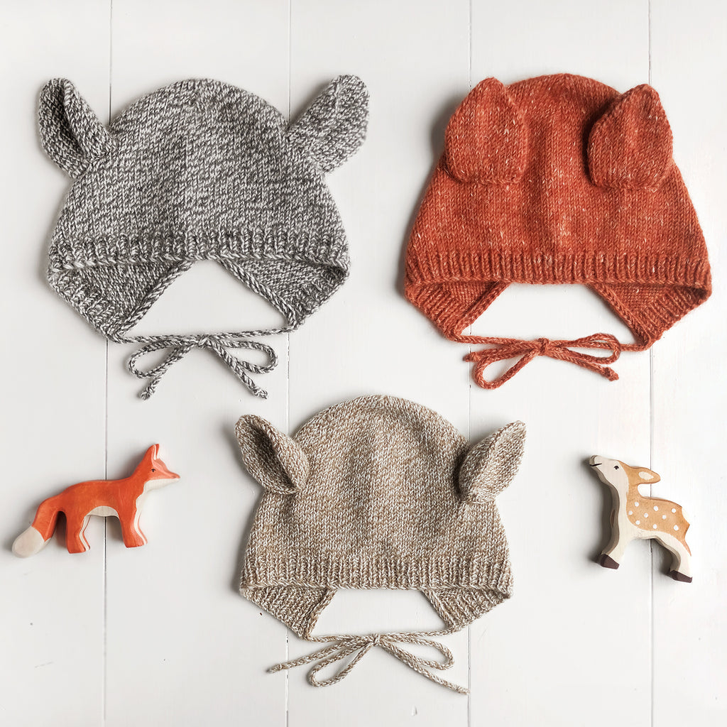 Baby Child Animal Bonnet Knitting Pattern