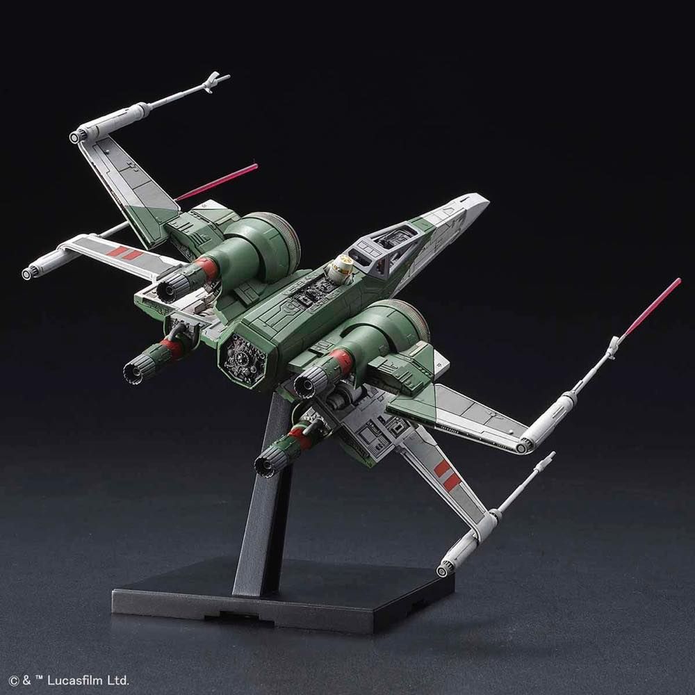 bandai 1 72 star wars the rise of skywalker x wing fighter w r5 astro internet hobbies bandai 1 72 star wars the rise of skywalker x wing fighter w r5 astromech droid kit