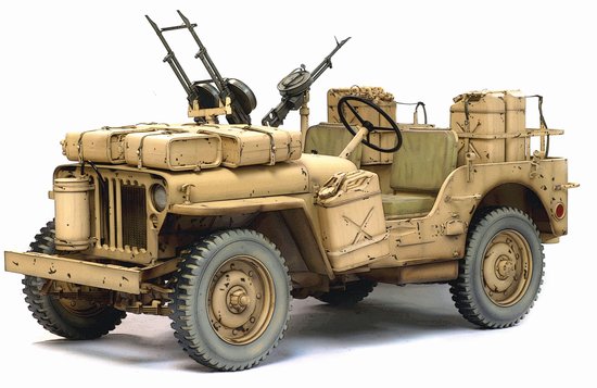 Dragon Military Models 1/6 Scale SAS 4x4 Desert Raider Jeep Kit ...