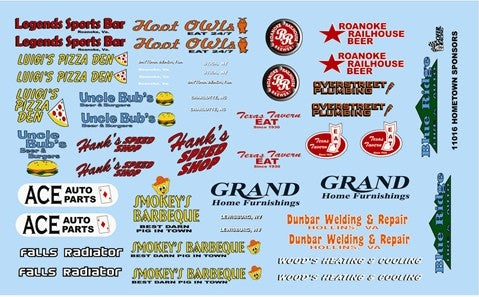 Gofer Decals 1 24 1 25 Hometown Sponsor Logos 1 Internet Hobbies