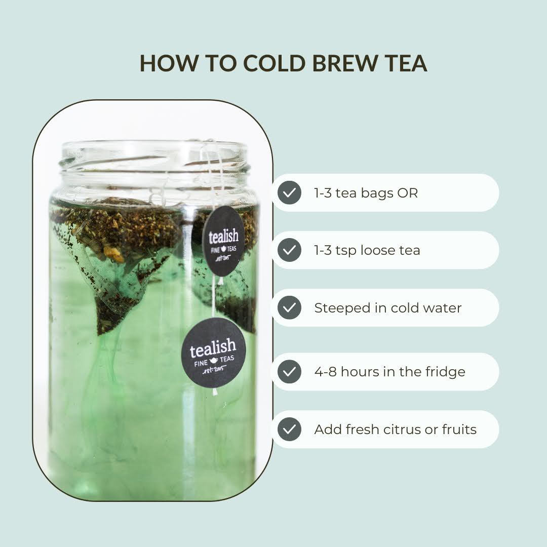 cold brew tea method 