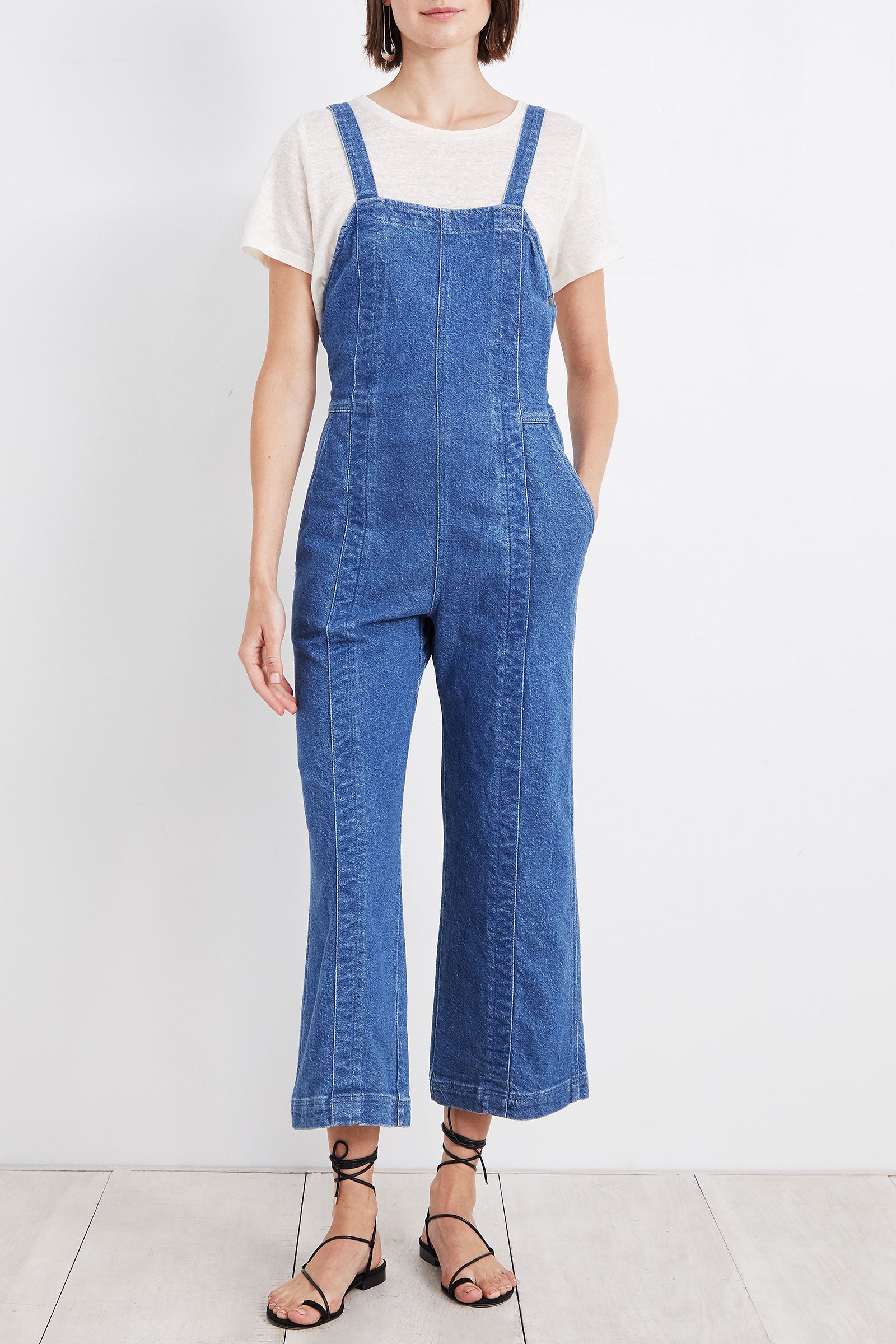 Carmen Denim Overall | Apiece Apart