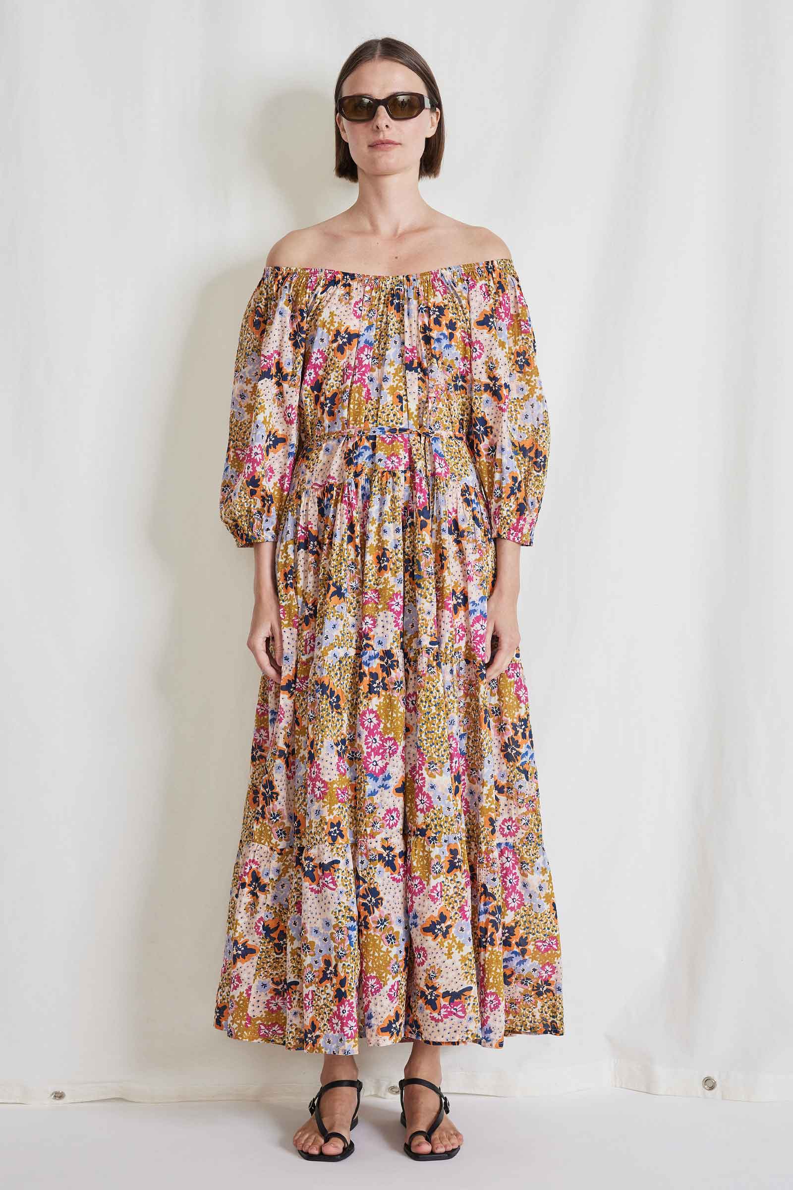 Tilton Belted Tiered Maxi | Apiece Apart