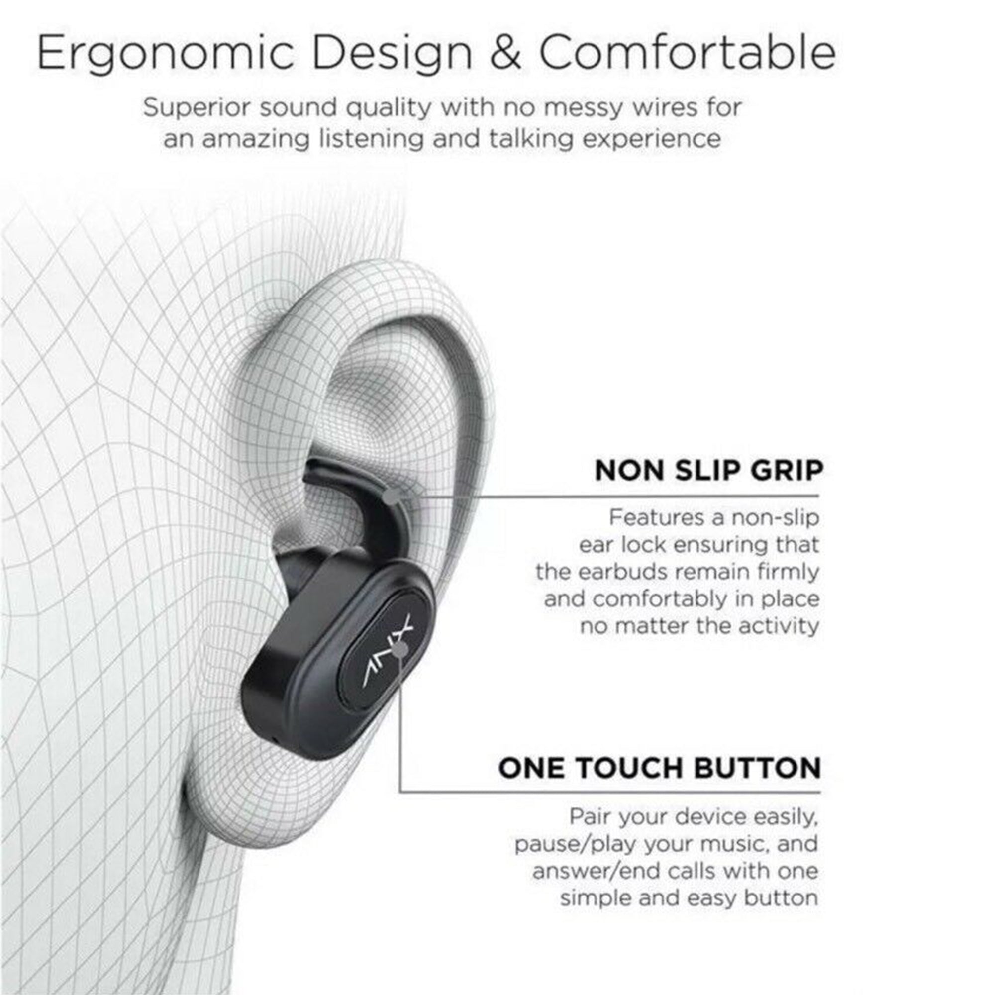 Aduro Sync-Buds True Wireless Earbuds w/ Charging Case – Aduro