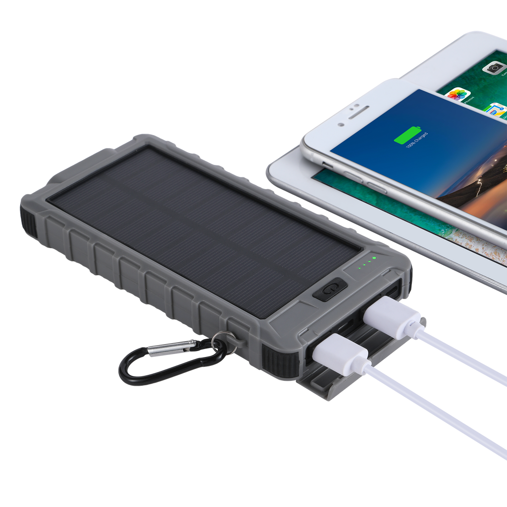 Aduro PowerUp Solar 10,000mAh Dual USB Backup Battery – Aduro Products