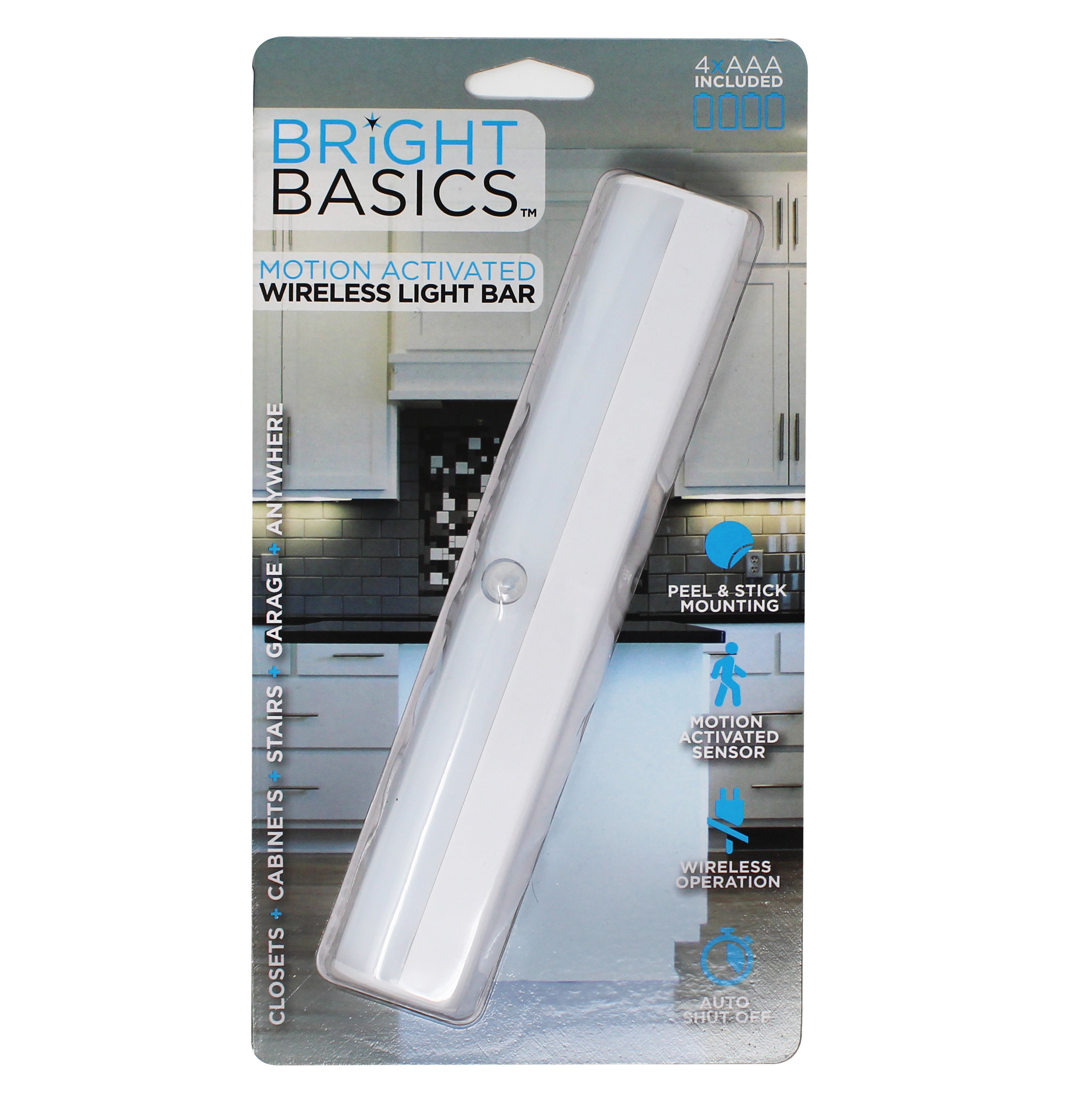 Bright Basics Ultra Bright Motion Activated Wireless Sensor Light Bar