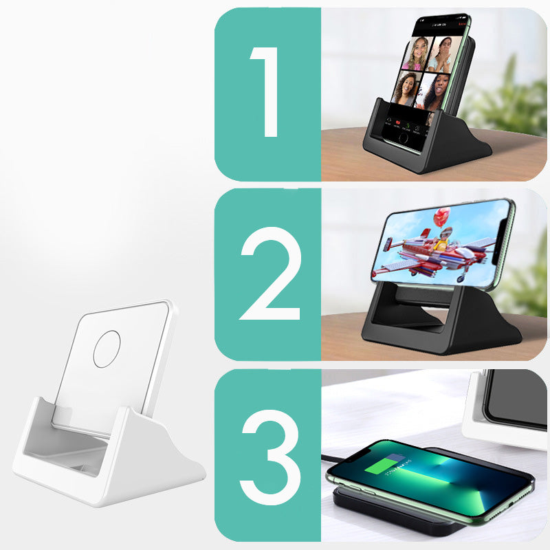 RapidX MyDesktop 29W Wireless Charging Stand 3 USB-Port 2-Outlet