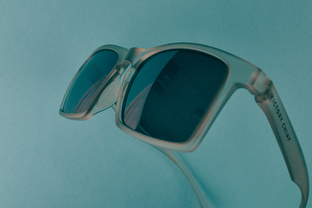 A.P.E. Optics Claro Sunglasses (Matte Snow w/ Bronze Lens) | Victory Chimp