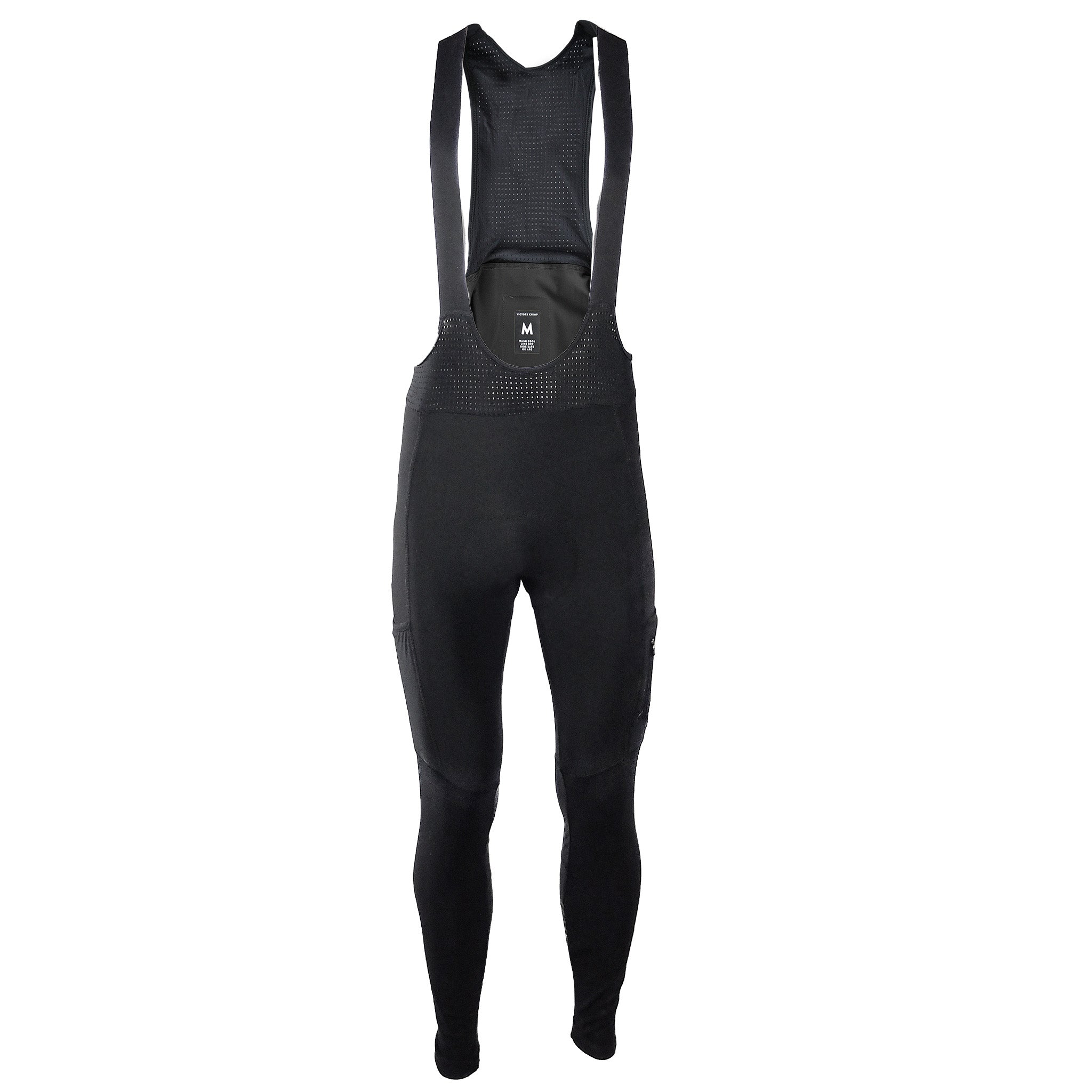 Out There Thermal Cargo Bib Tights (Black) - Victory Chimp product image