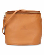 crossbody handtas fred de la bretoniere cognac