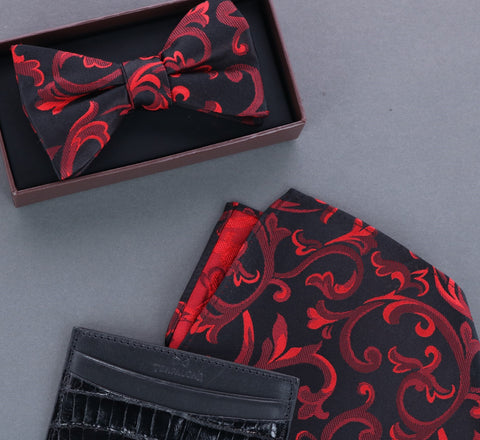 Christian the Romantic Collection bow tie and pocket square