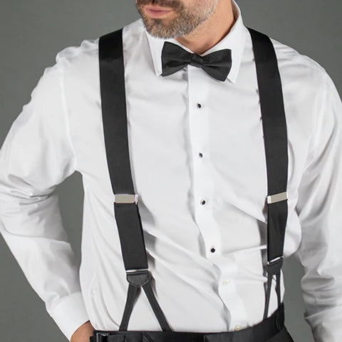 Sutton suspenders and bow tie