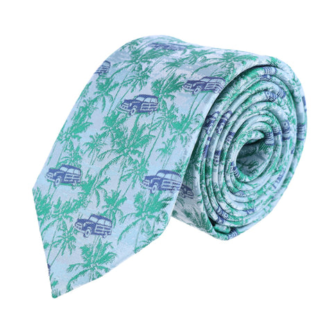 Vacation Dreams Palm Tree Novelty Silk Necktie