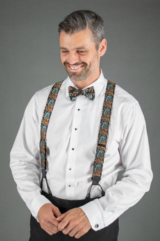 Birds of Prosperity Silk Bow Tie