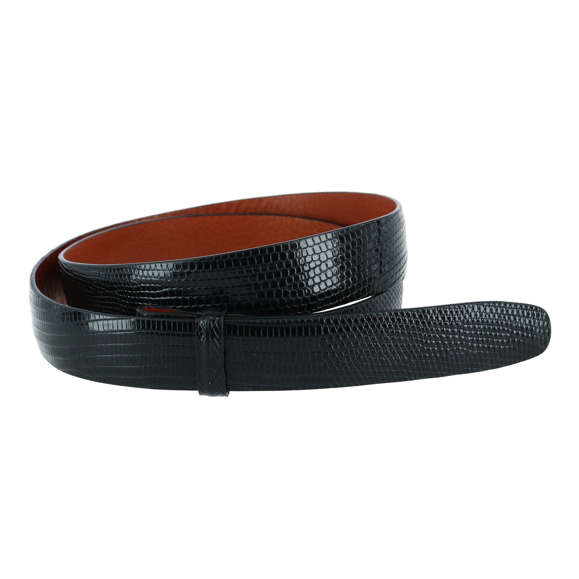 Windsor 30mm Genuine Lizard Belt (Two Interchangeable Buckle Set 