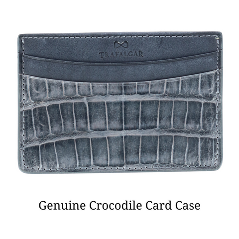 Genuine Crocodile Card Case