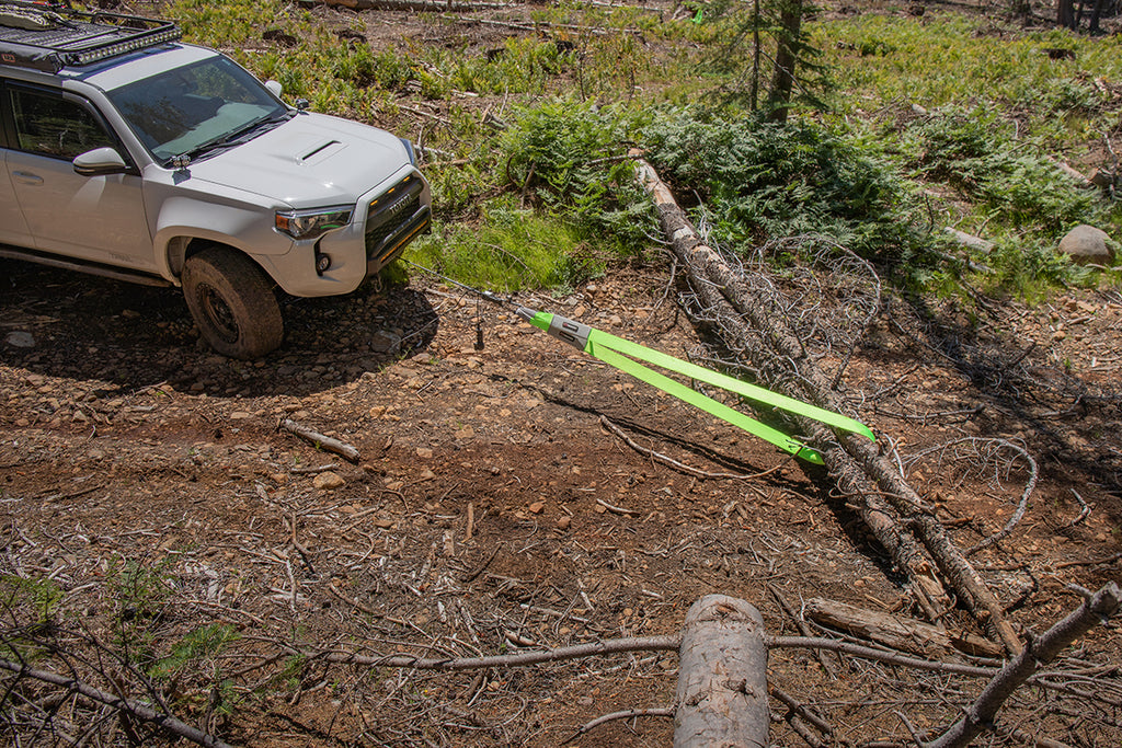 Tree Saver Strap - Using with Winch