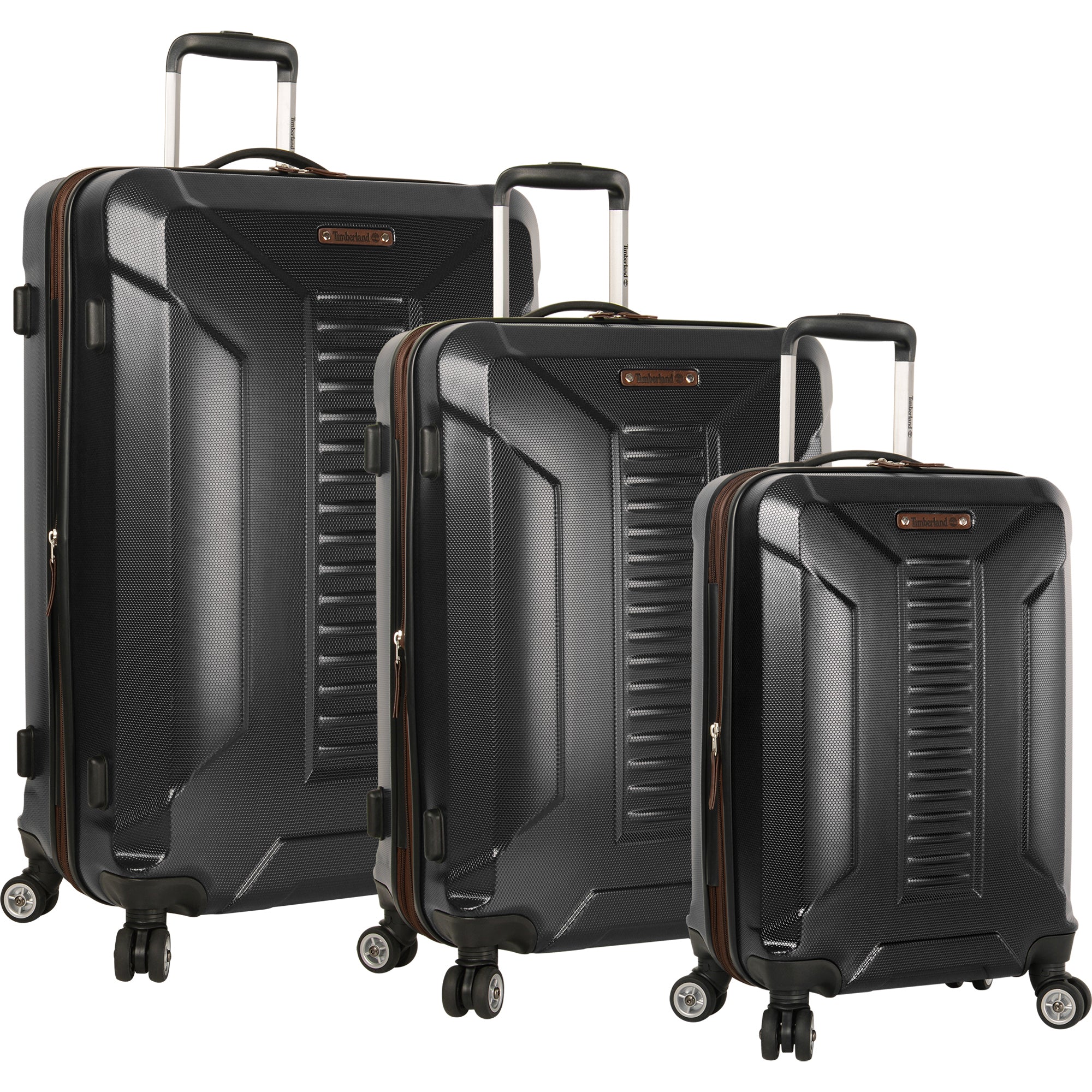 Timberland Glencliff 3 Piece Hardside Spinner Luggage Set