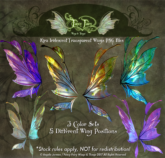 Clarion Painted Fairy Wings Overlays PNG files to Edit – Fancy Fairy Wings  & Things