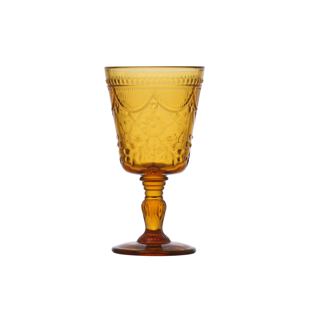 amber goblets